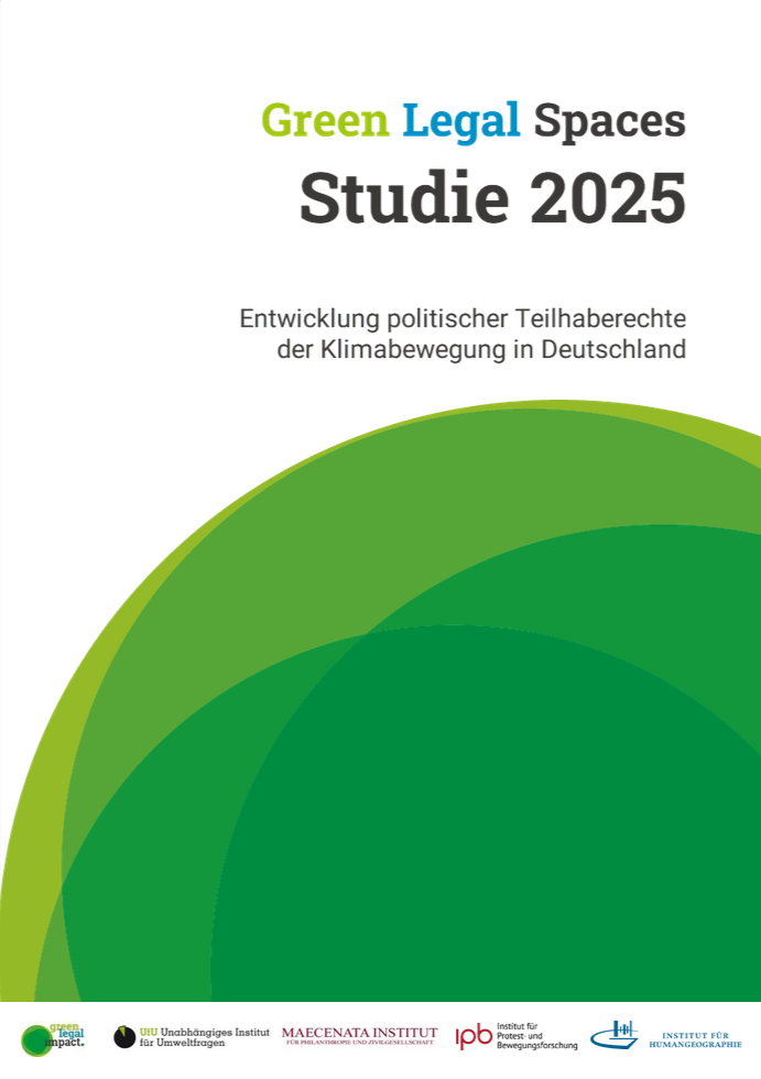 Titel der Green Legal Spaces Studie 2025